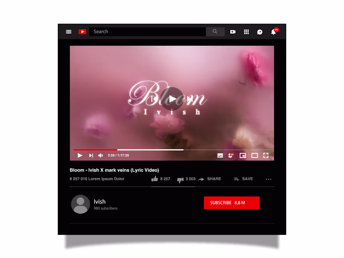 Cover image for Visual Design for Ivish: Video Visualizer and Lyric 