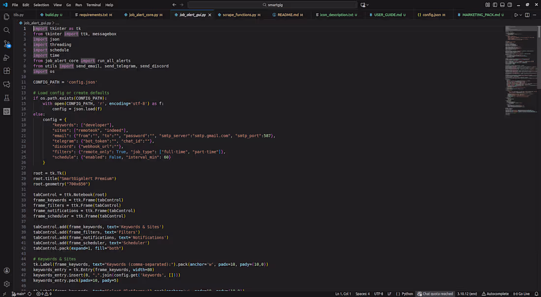 Cover image for A comprehensive job and gig alert system with a user-friendl...