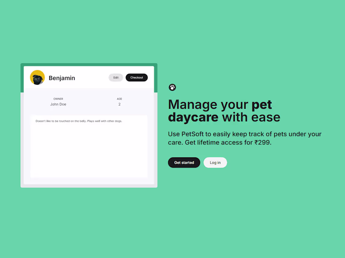 Cover image for Manage your pet daycare with ease