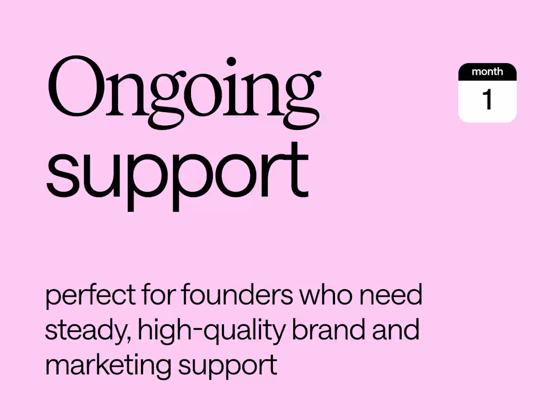 Cover image for Brand Retainer - Ongoing Design Support for Fast-Moving Teams