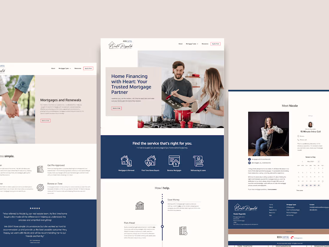 Cover image for Mortgage Agent Website | Clear and Friendly