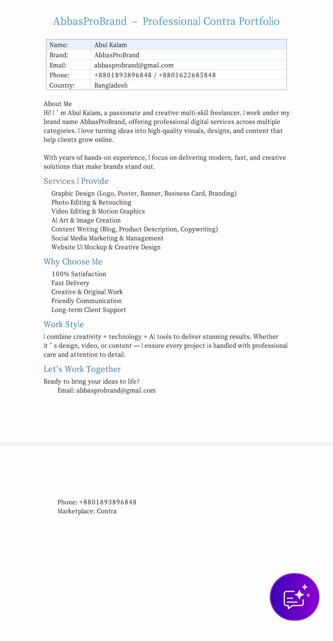 Cover image for Creative Digital Design & Brand Solutions | AbbasProBrand