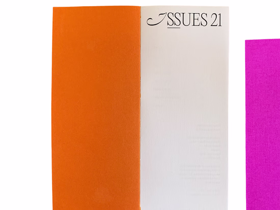 Cover image for Issues 21 — Editorial Work