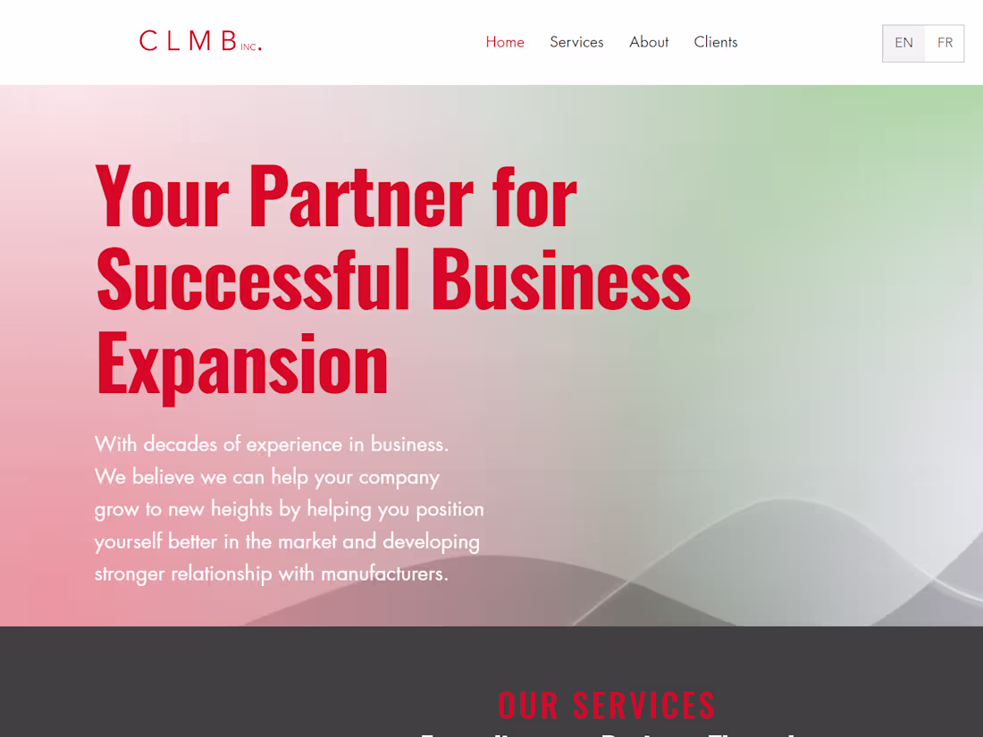 Cover image for Website Design - CLMB