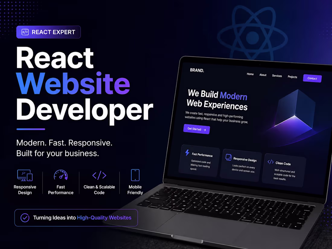 Cover image for React Website Development