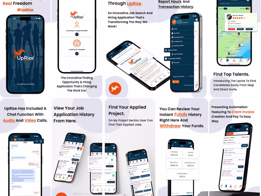 Cover image for iOS Application Development - UprizeNow