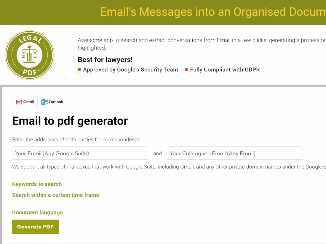 Cover image for Tool to Extract Emails And Chats Into A Neat PDF