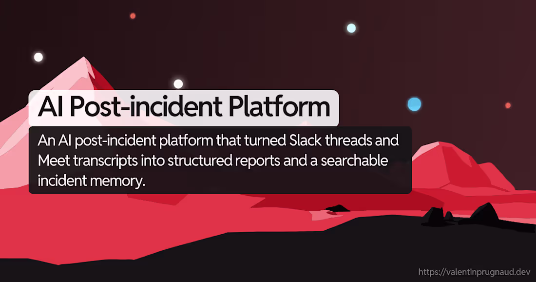 Cover image for AI Post-Incident Analysis Platform Development
