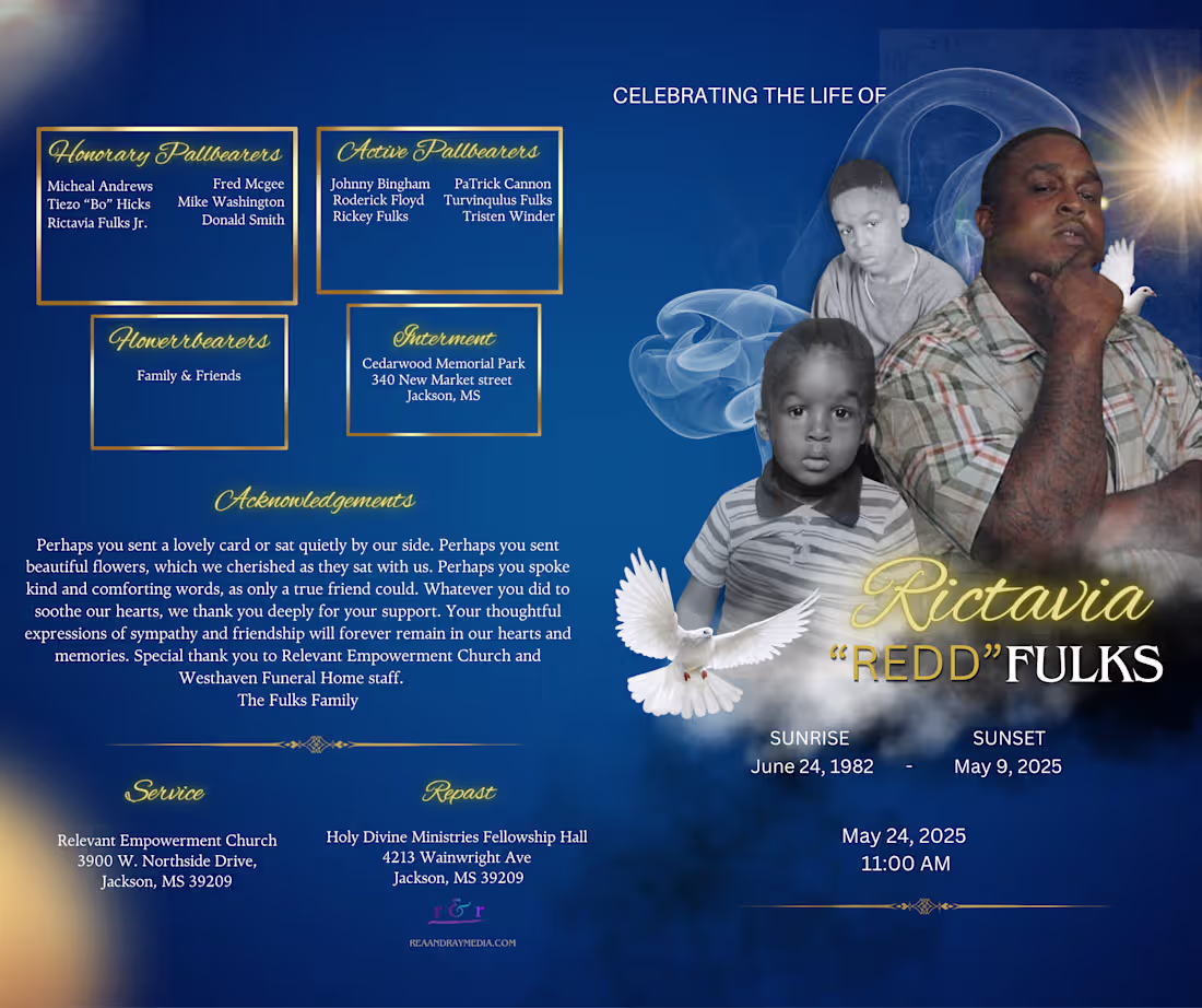 Cover image for Professional obituary flyers designed with