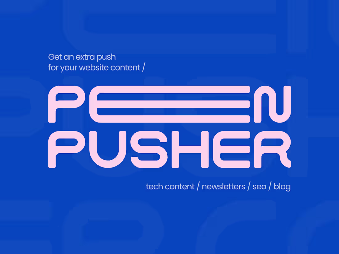 Cover image for Dynamic Brand Identity Design for PenPusher