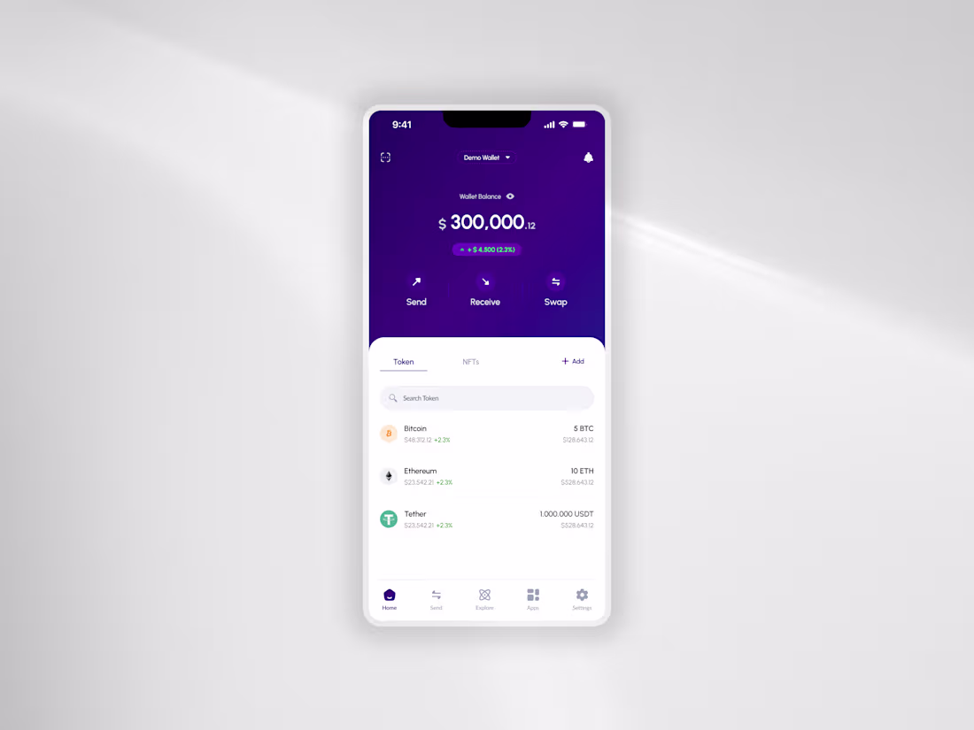 Cover image for Decentralized Crypto Wallet Mobile App