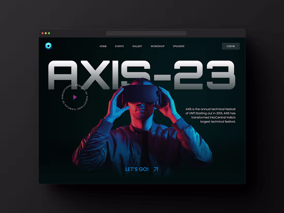 Cover image for AXIS-23 Website Redesign | Web Design Project
