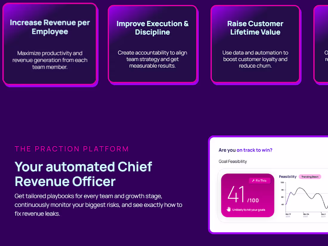 Cover image for Praction: CRO Solutions for B2B Growth