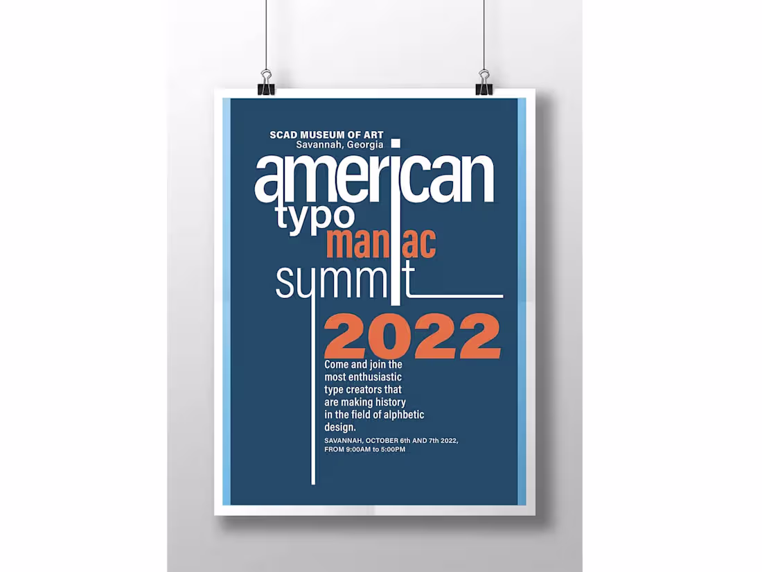 Cover image for Typographic Poster