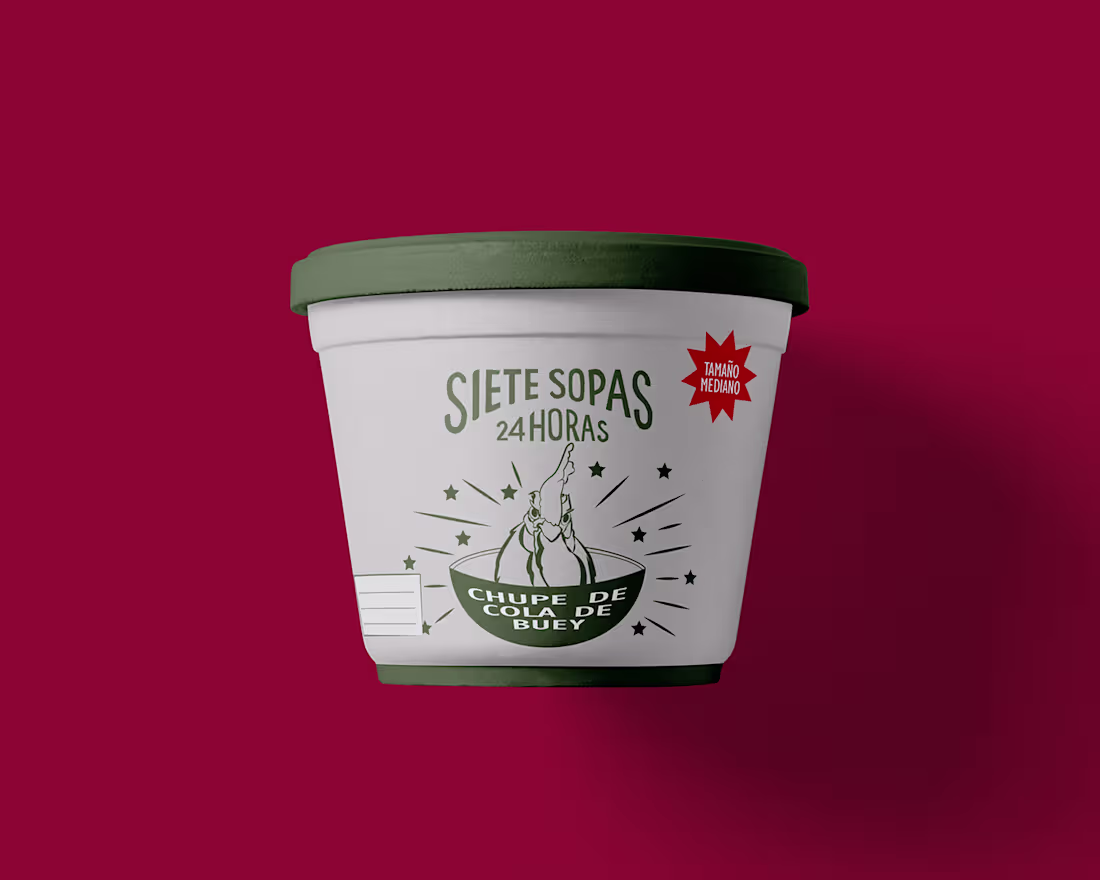 Cover image for "Siete Sopas": packaging concept: Behance