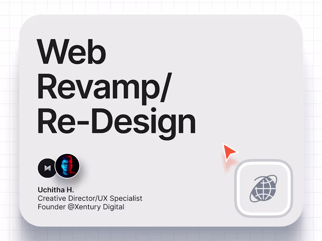 Cover image for  Web Revamp/ Re-Design