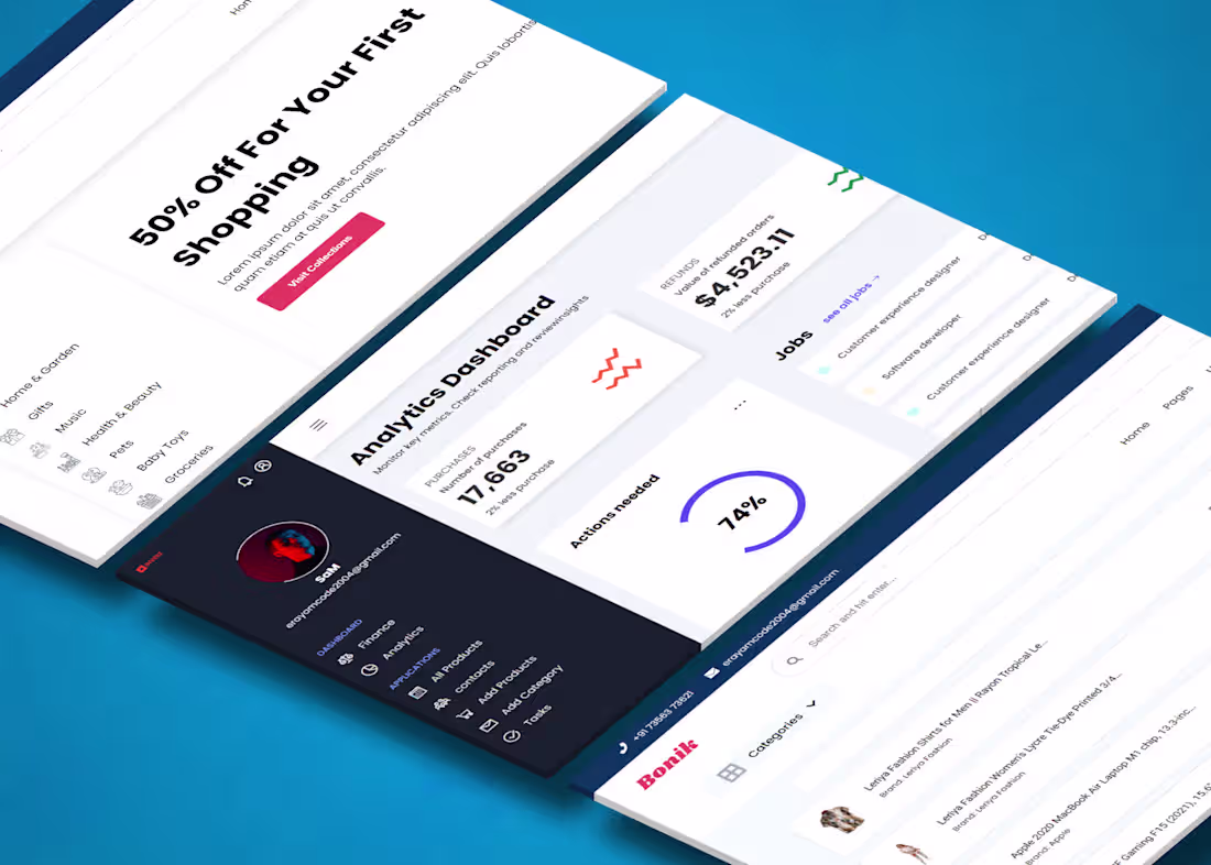 Cover image for Ecommerce-Store Bonic