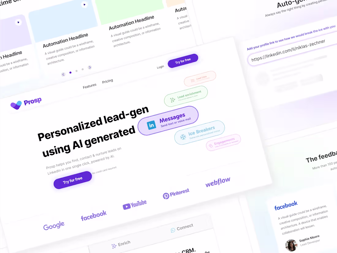 Cover image for Web Design for French AI Startup