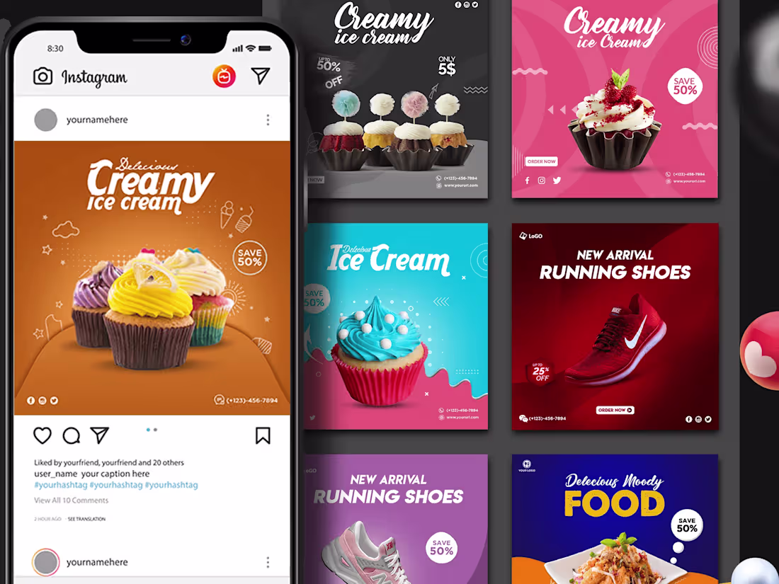 Cover image for Social Media Design: Stunning Posts