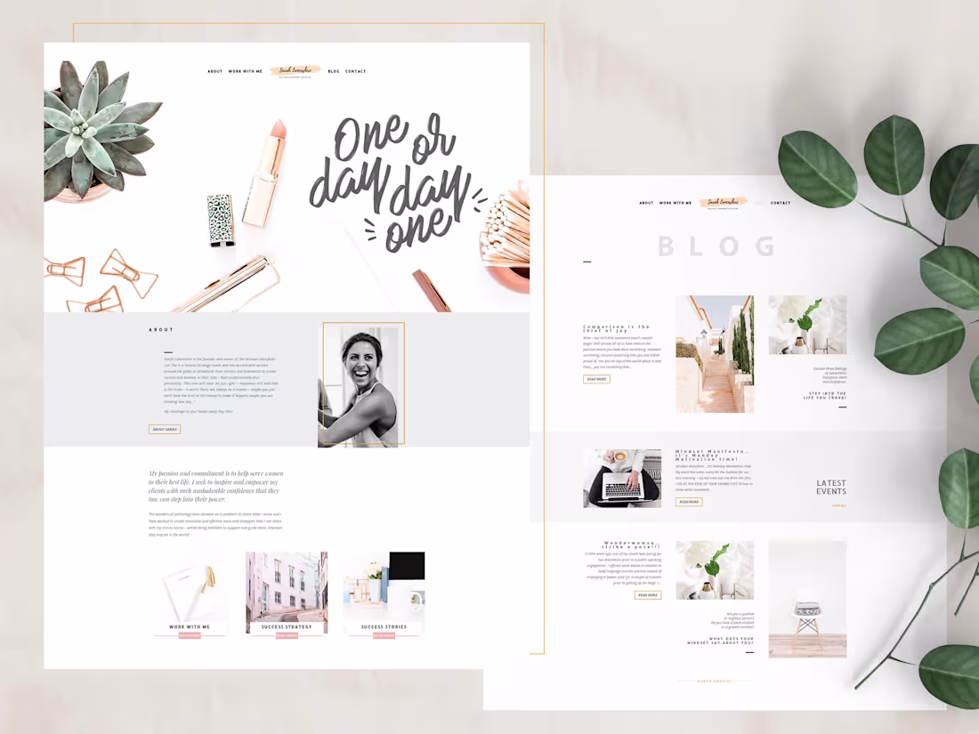 Cover image for Success Coach Website | WordPress | Divi