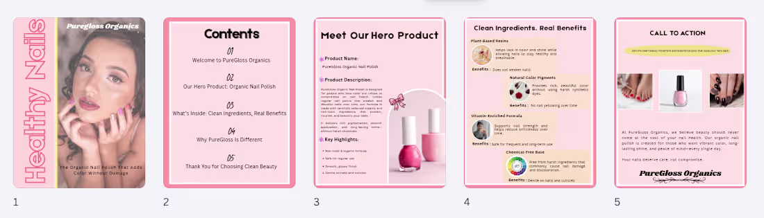 Cover image for Organic Nail Polish Product Lead