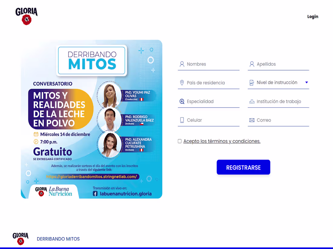 Cover image for Developer - event contribution Gloria