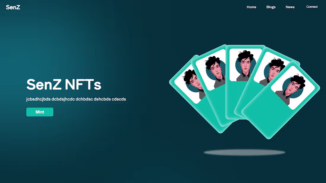 Cover image for SenZ, The NFT project