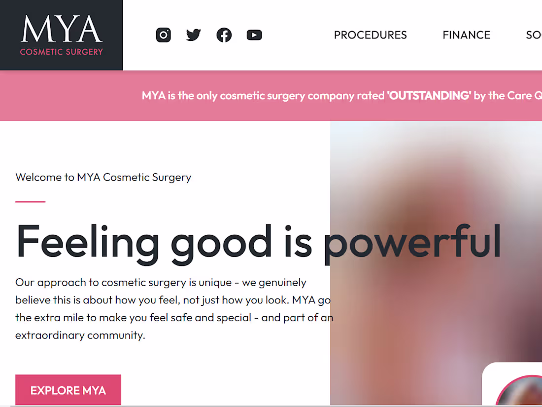 Cover image for Cosmetic Surgery, Breast Surgery & Fat Removal Specialists | MYA
