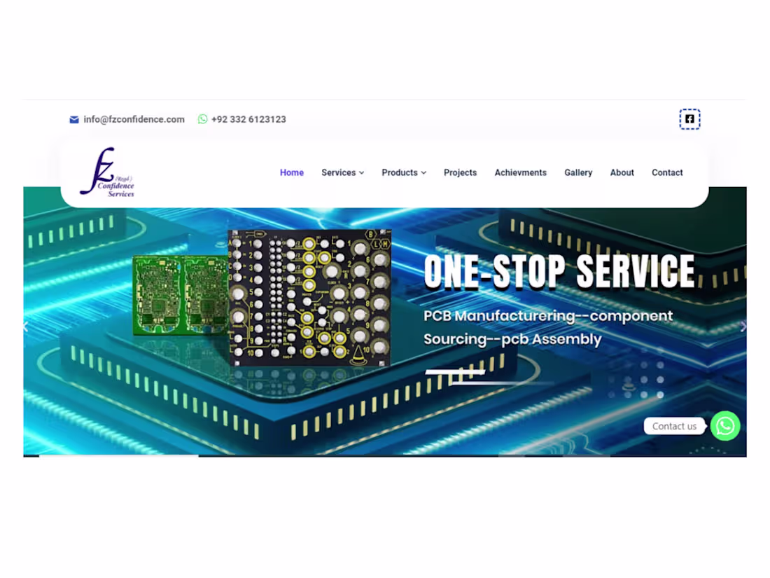 Cover image for Online presense of Fzconfidence