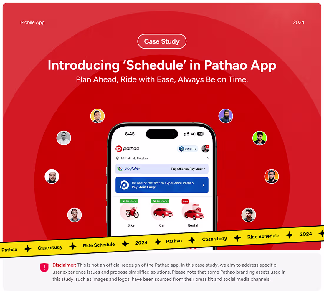 Cover image for Pathao Case Study : Introducing Scheduling Experience