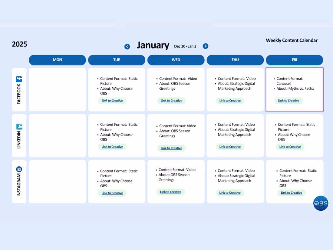 Cover image for OBS Content Marketing 