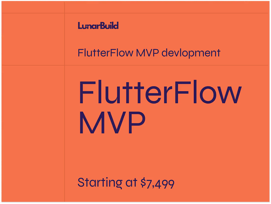 Cover image for FlutterFlow MVP