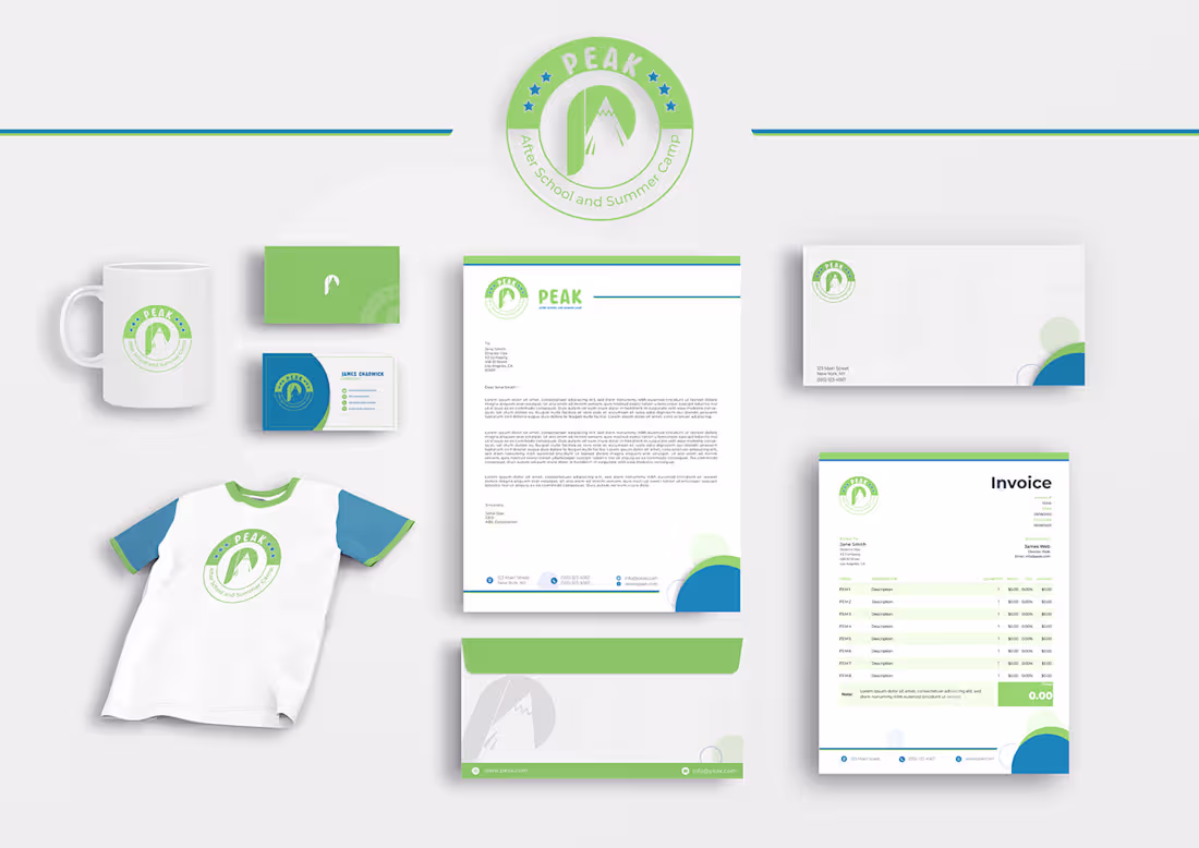 Cover image for Stationery Design, Logo, Invoice, letterhead | Behance