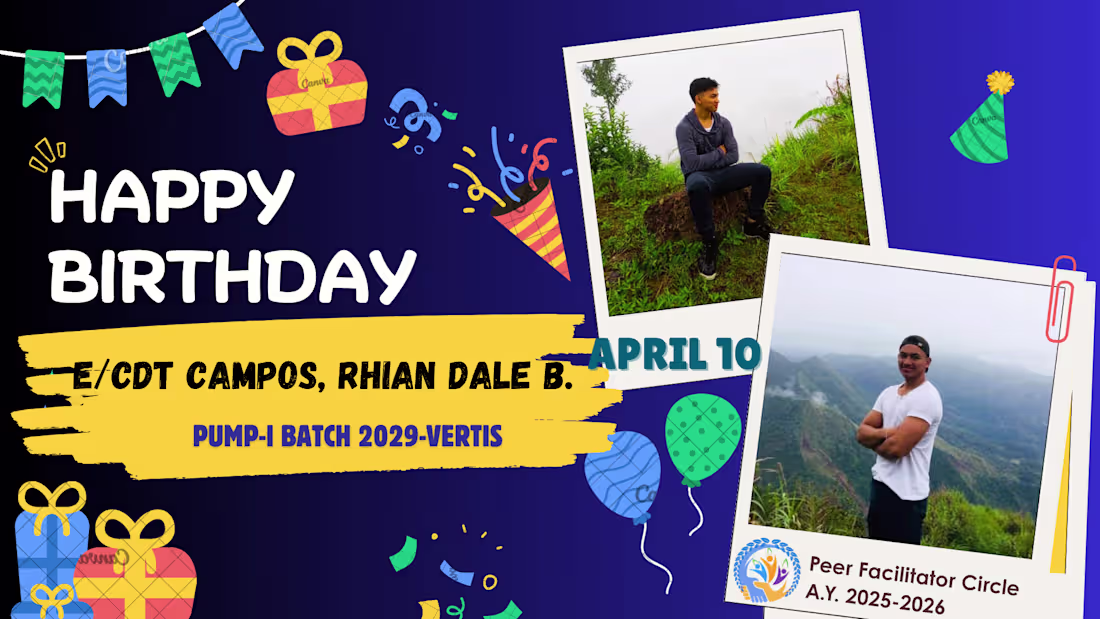 Cover image for Birthday design for my friend.