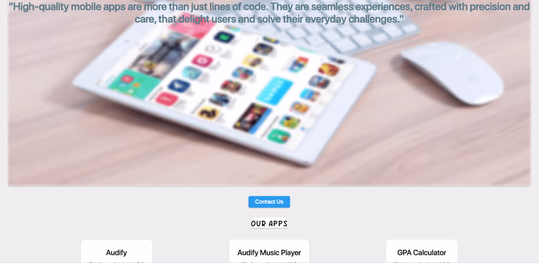 Cover image for Cupertino Studios Web App