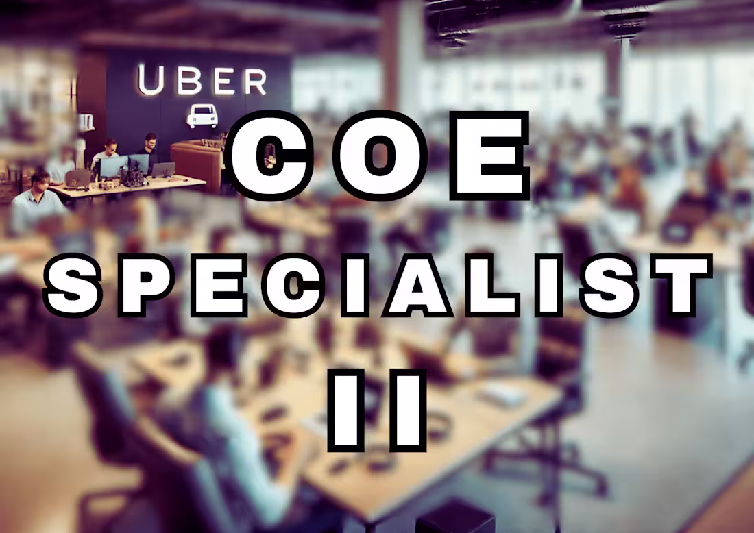 Cover image for COE Specialist II
