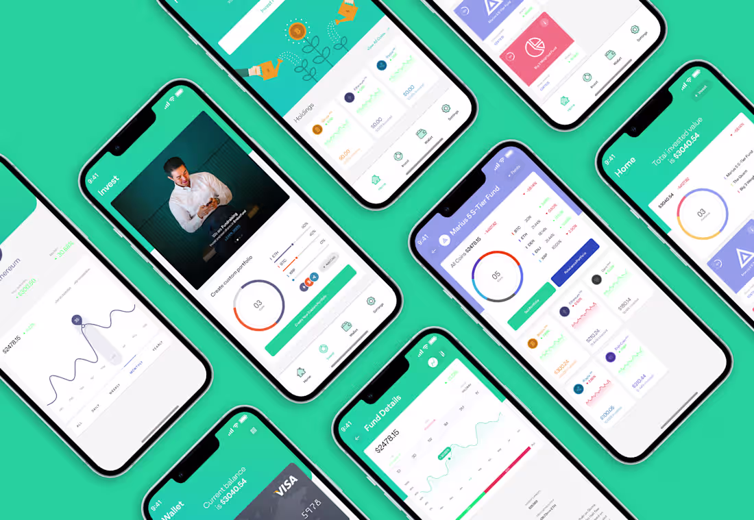 Cover image for Mobile App for Cryptocurrency