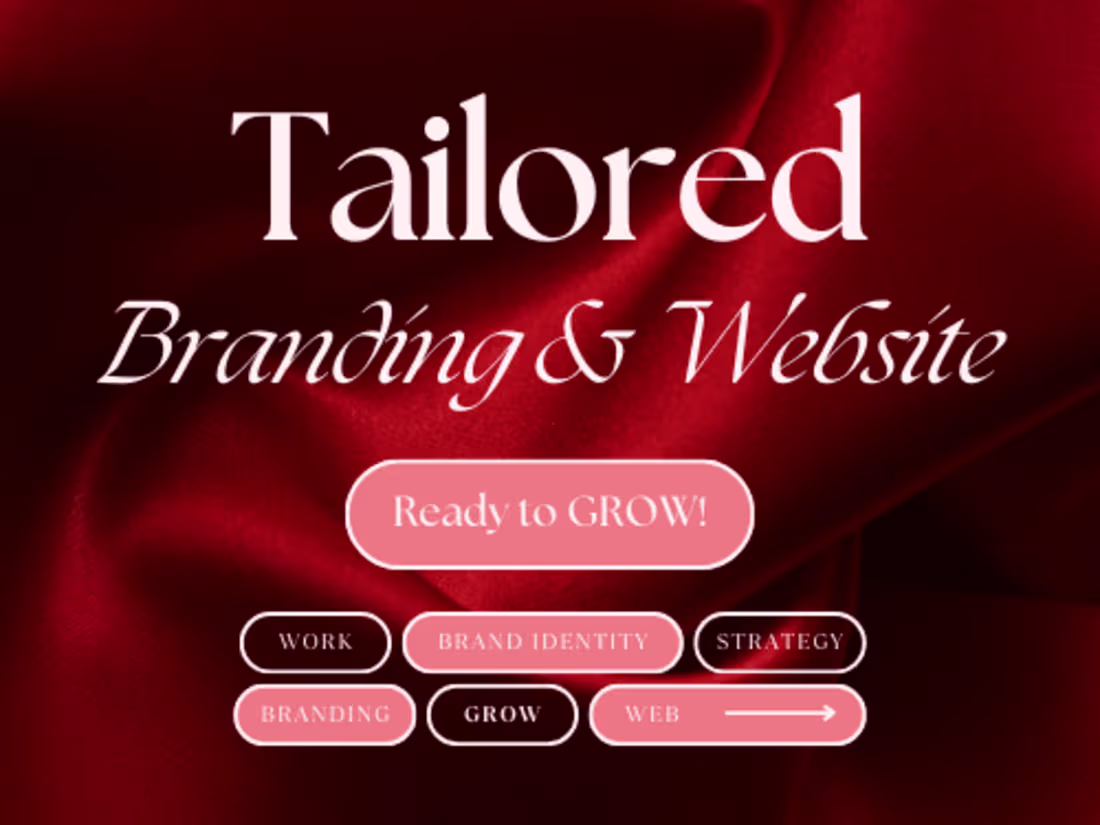 Cover image for Tailored Branding & Website Package 🚀