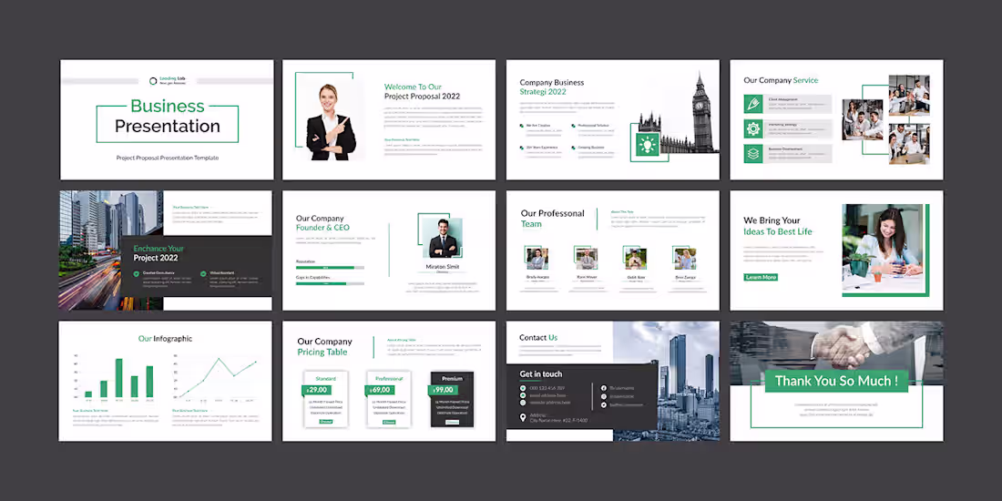 Cover image for Business Presentation on Behance