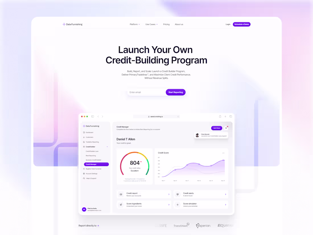 Cover image for Data Furnishing Credit Platform Development