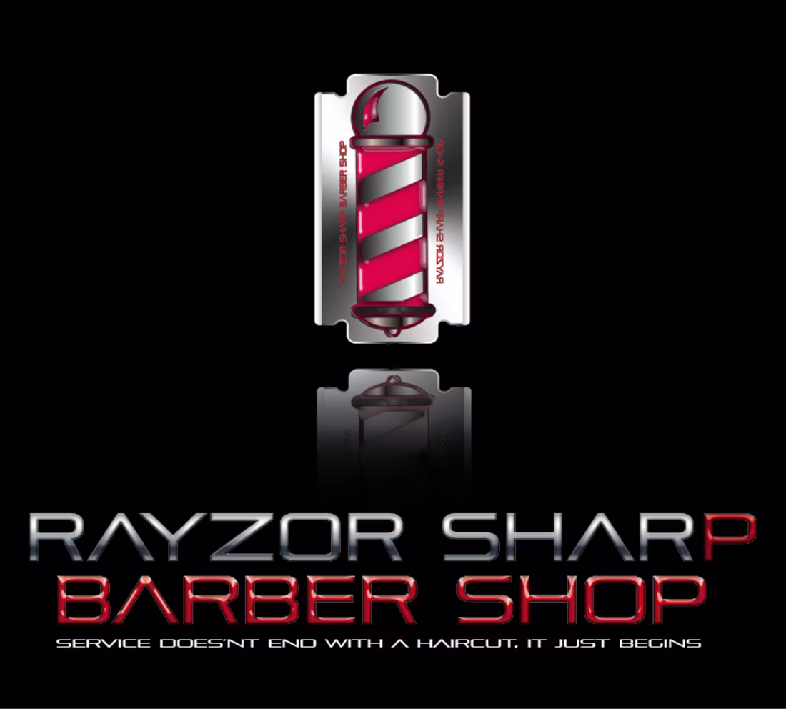 Cover image for Rayzor Sharp Barber Shop Branding
