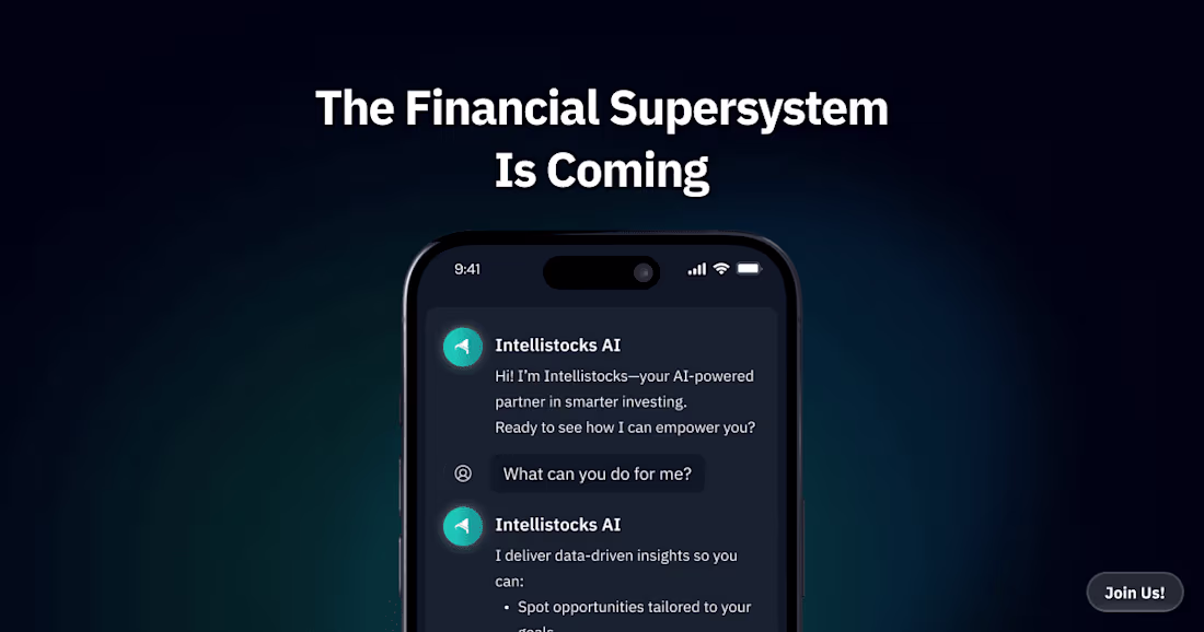 Cover image for Landing Page Development for Intellistocks