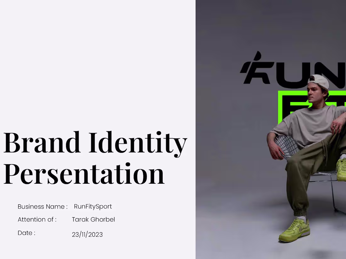 Cover image for Brand Presentation - RunFity