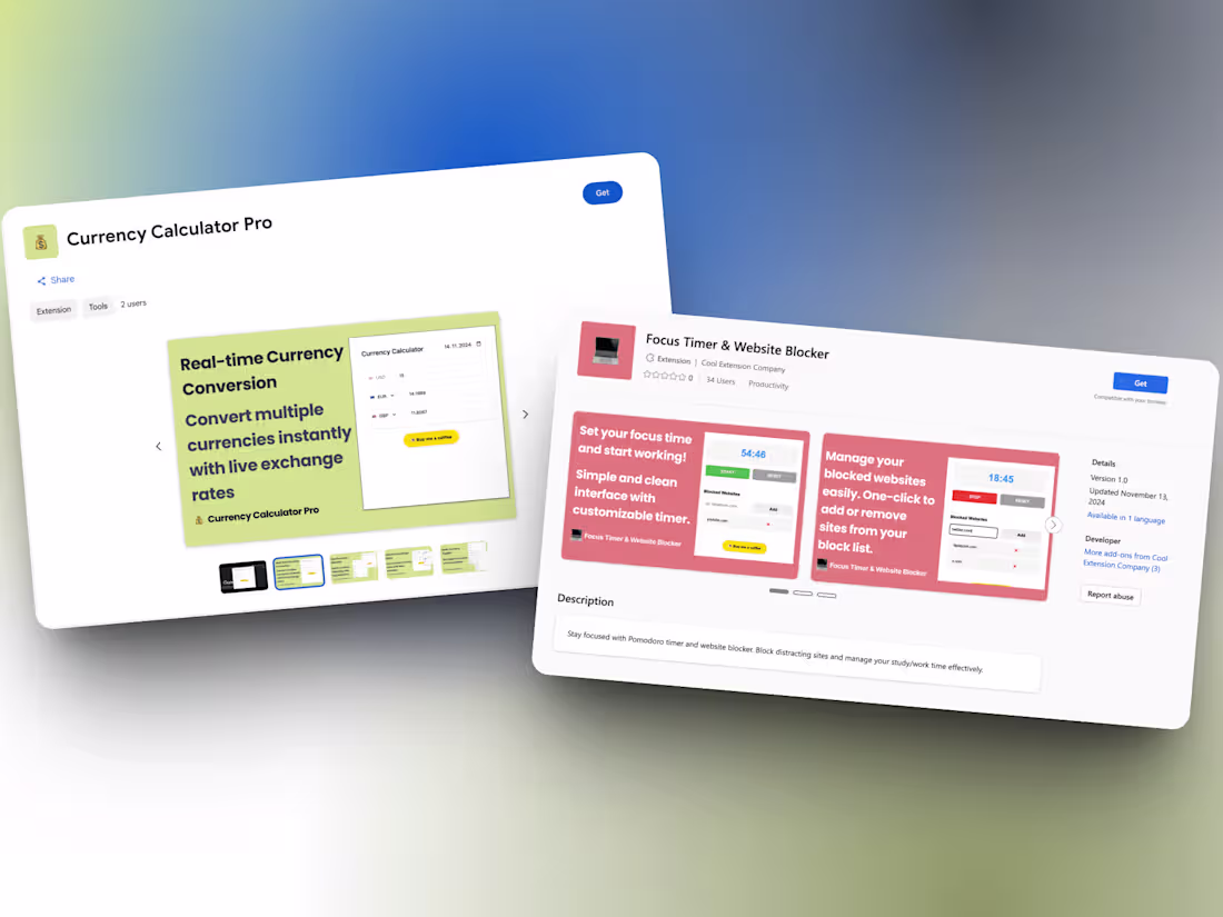Cover image for Custom Browser Extension Development - From Concept to Store