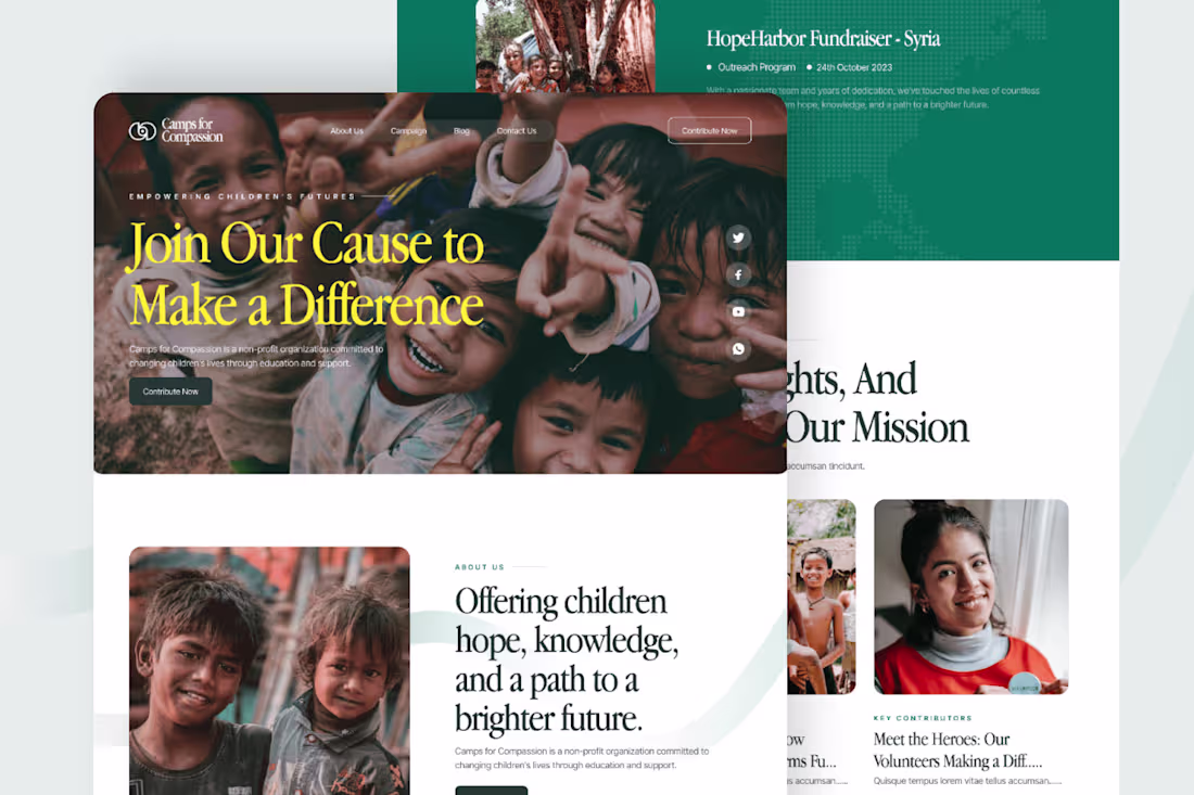 Cover image for Camps for Compassion