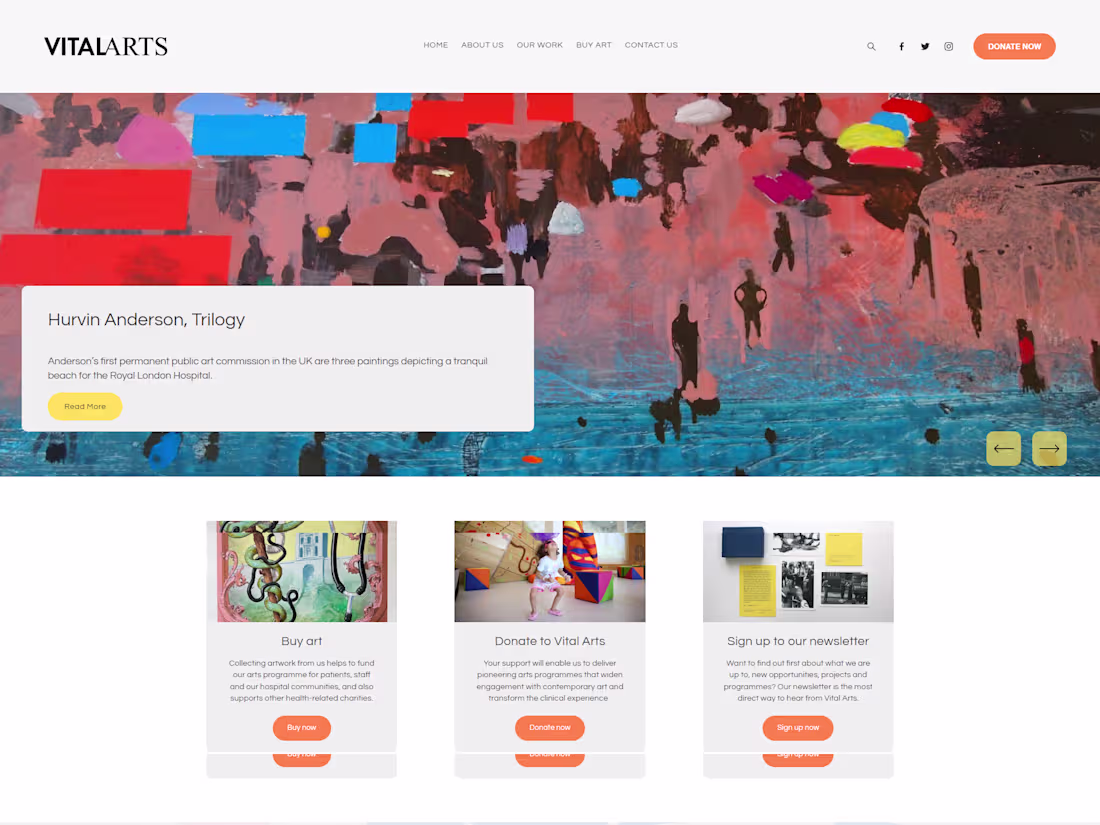 Cover image for NHS Trust - Vital Arts