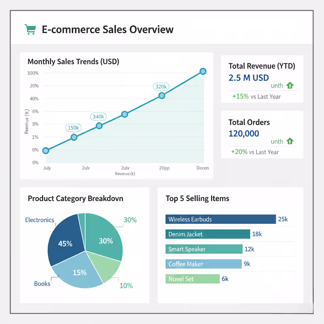 Cover image for Developed an interactive sales performance