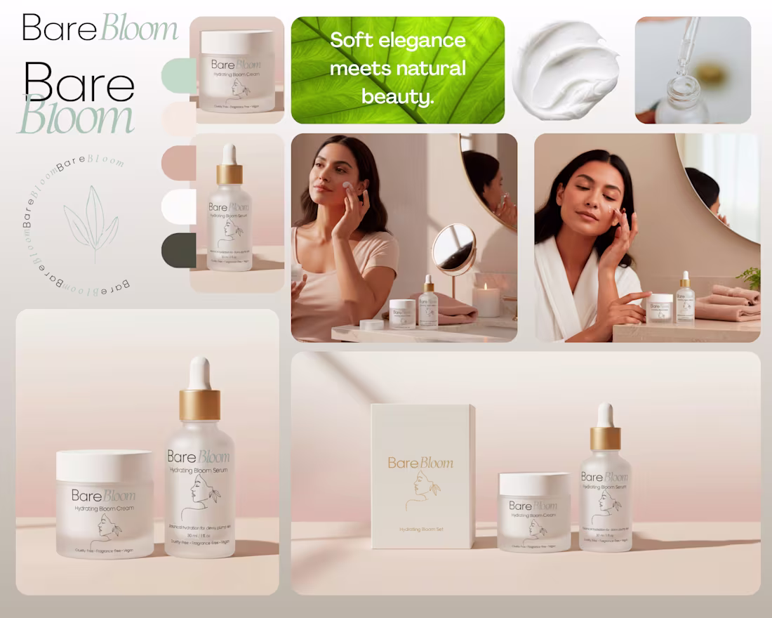 Cover image for Bare Bloom Branding & Product Concept