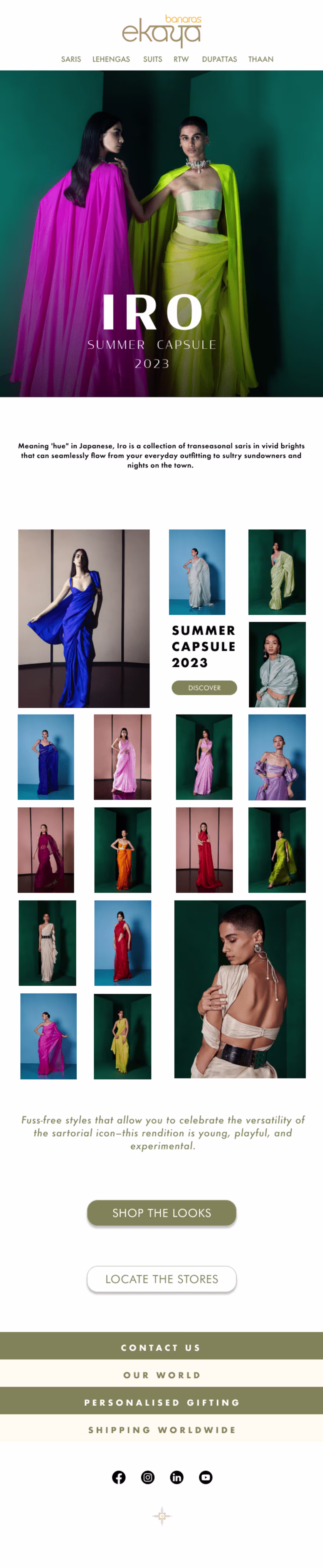 Cover image for Newsletter Design | Ekaya Banaras