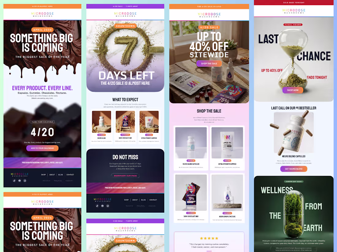 Cover image for This month's set of email